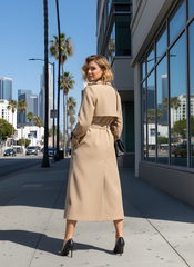 The Women's Classic Belted Trench Coat