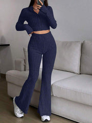 The Aria Ribbed Knit Lounge Set