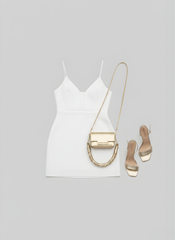 The Satin Muse Mini Dress