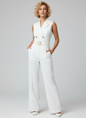 The City Luxe Sleeveless Jumpsuit