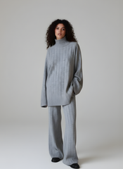 The Ribbed Knit Two-Piece Set