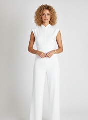The High-Waist Straight-Leg Jumpsuit