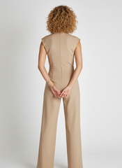 The High-Waist Straight-Leg Jumpsuit