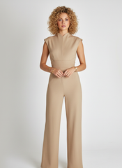 The High-Waist Straight-Leg Jumpsuit