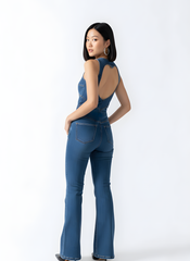 The Denim Curve Jumpsuit