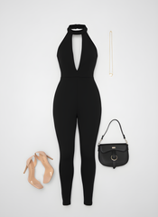 Midnight Sculpt Jumpsuit