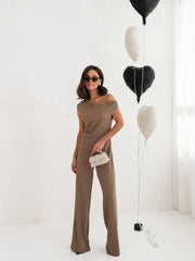 The Elyse Satin Jumpsuit