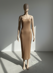 The Fashion temperament beaded halter dress